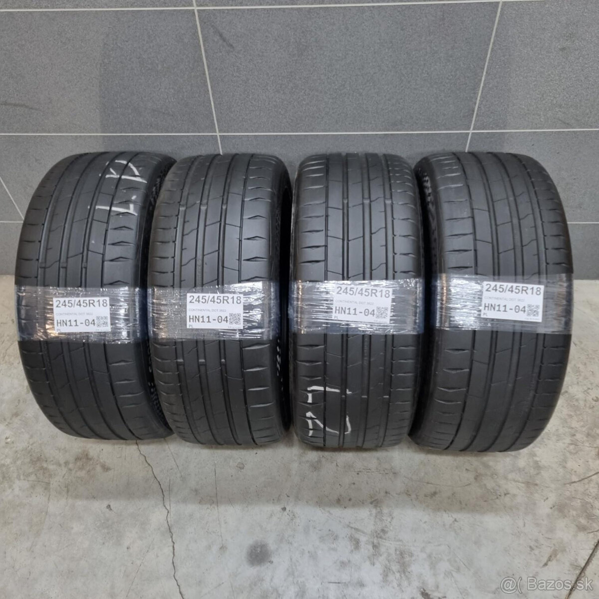 Letné pneumatiky 245/45 R18 CONTINENTAL DOT3822