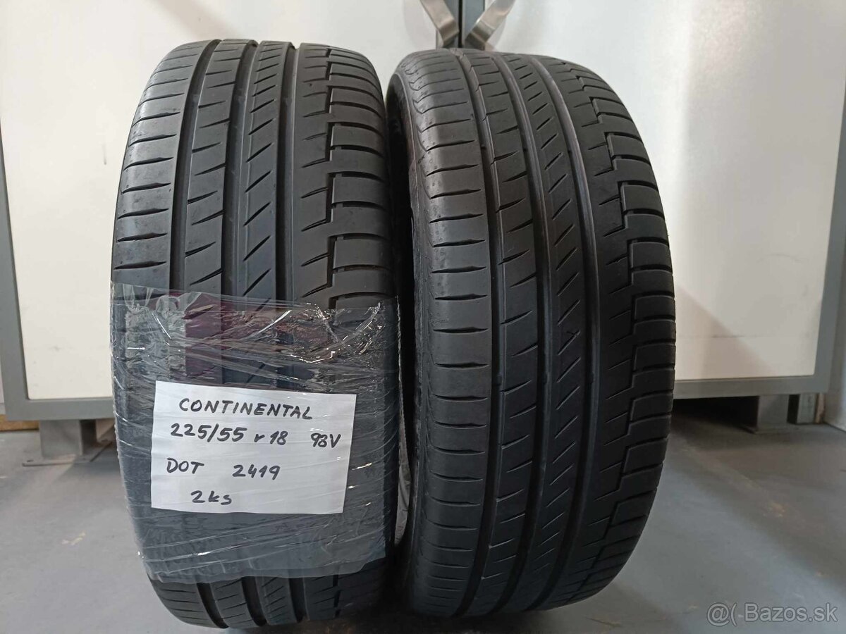 Letné pneumatiky 225/55 r18 CONTINENTAL PremiumContact 6