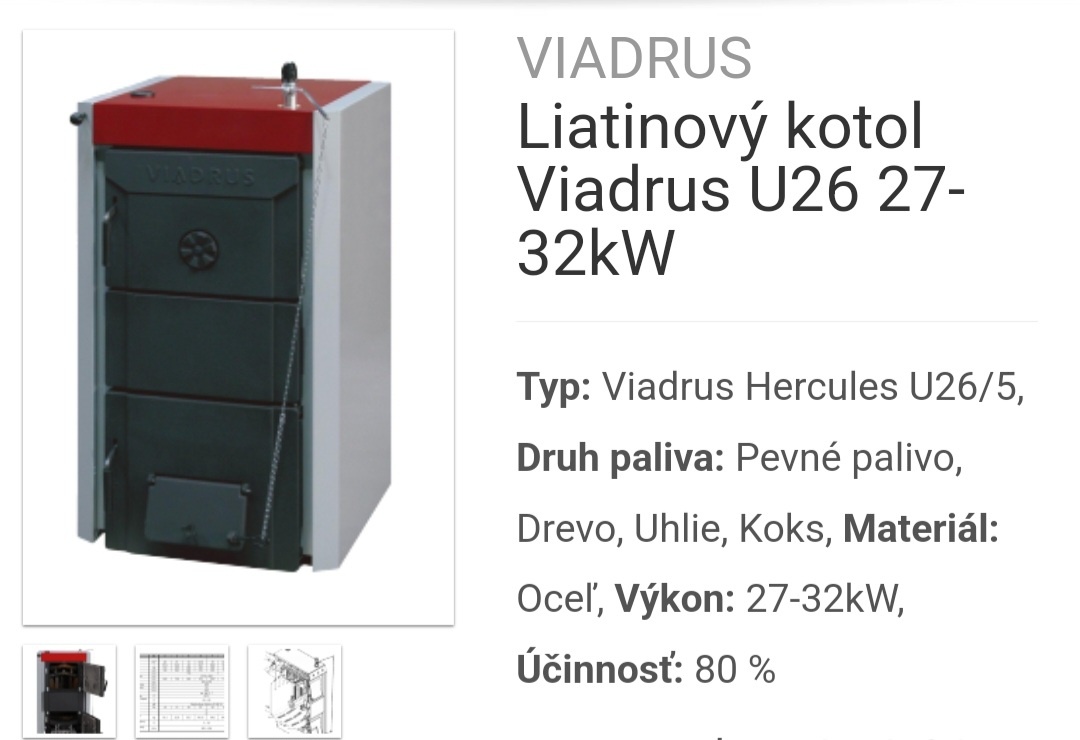 Liatinový kotol VIADRUS