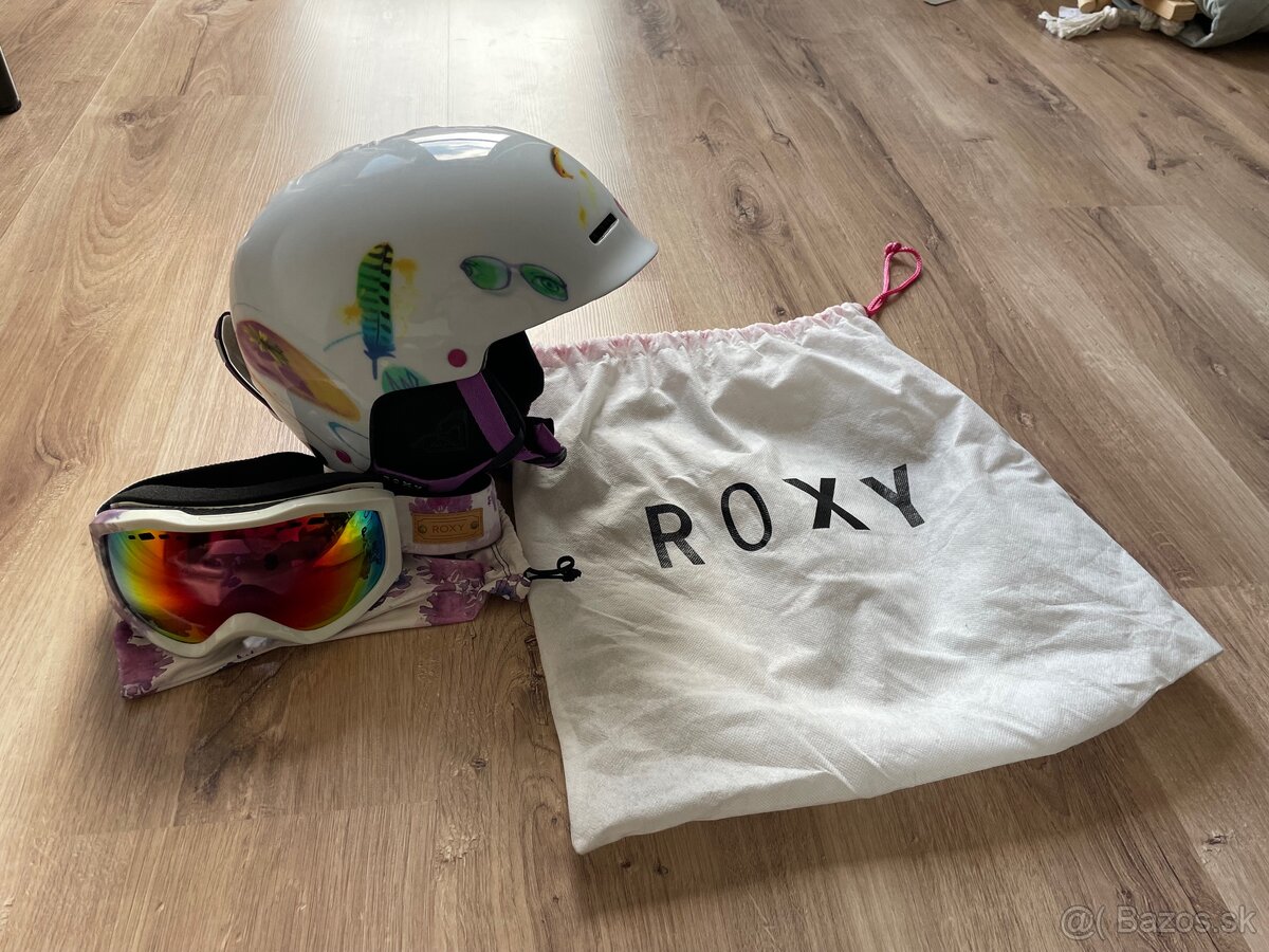 ROXY prilba 56cm/S + okuliare ROXY ZADARMO, damsky SET