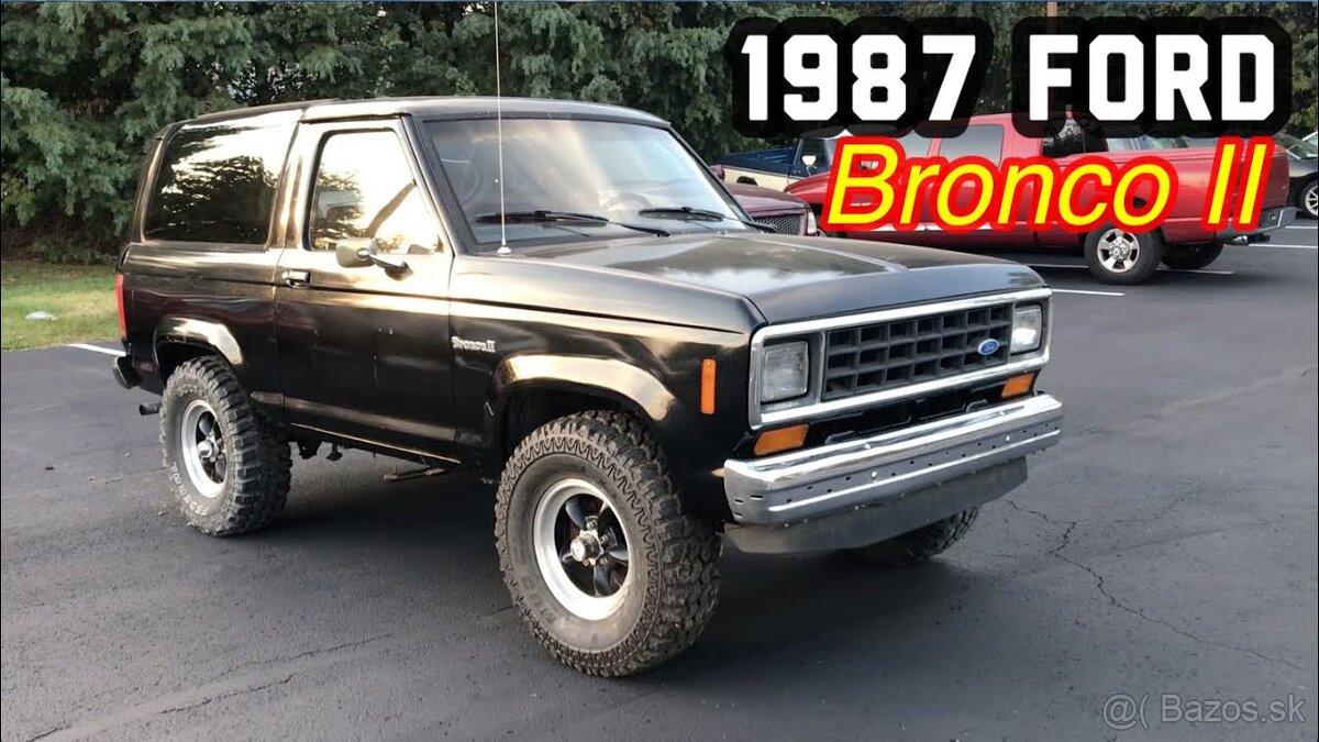 Ford bronco 2 zadné sklo a svetla