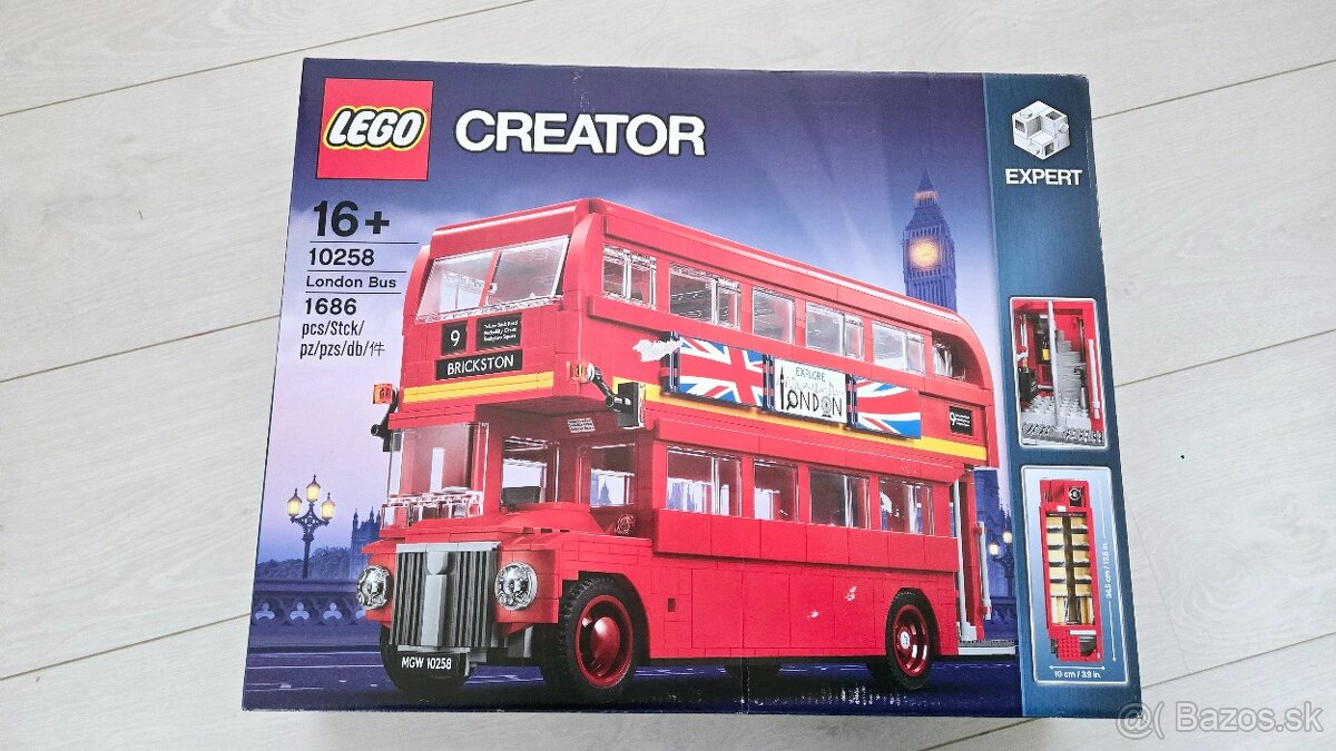 Predám veľký Londýnsky autobus LEGO 10258 - 1686 dielikov