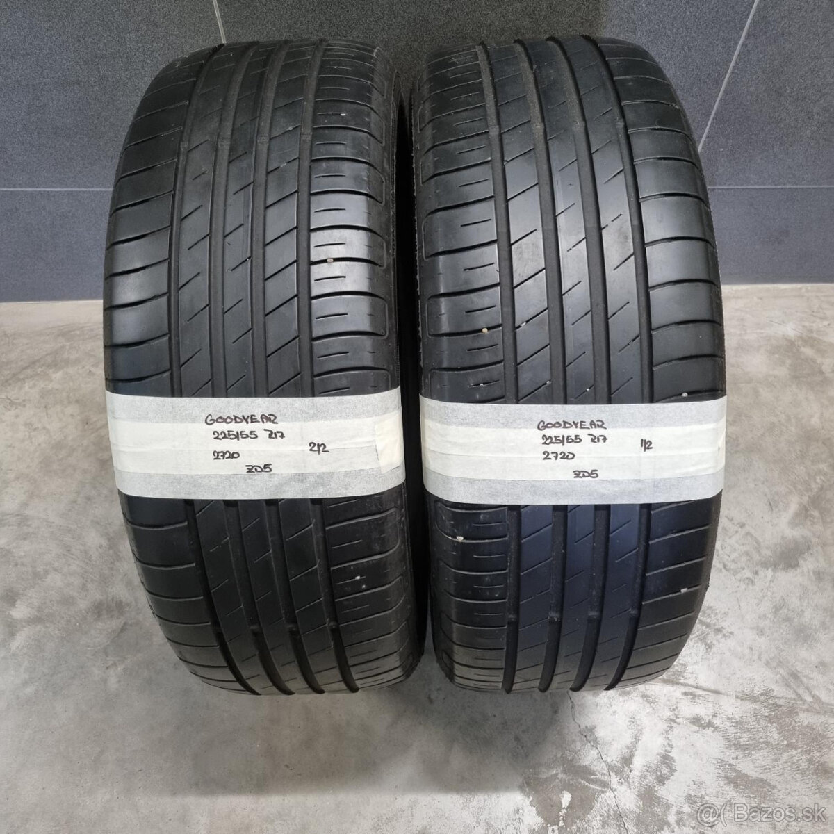 Letné pneumatiky 225/55 R17 GOODYEAR 2720