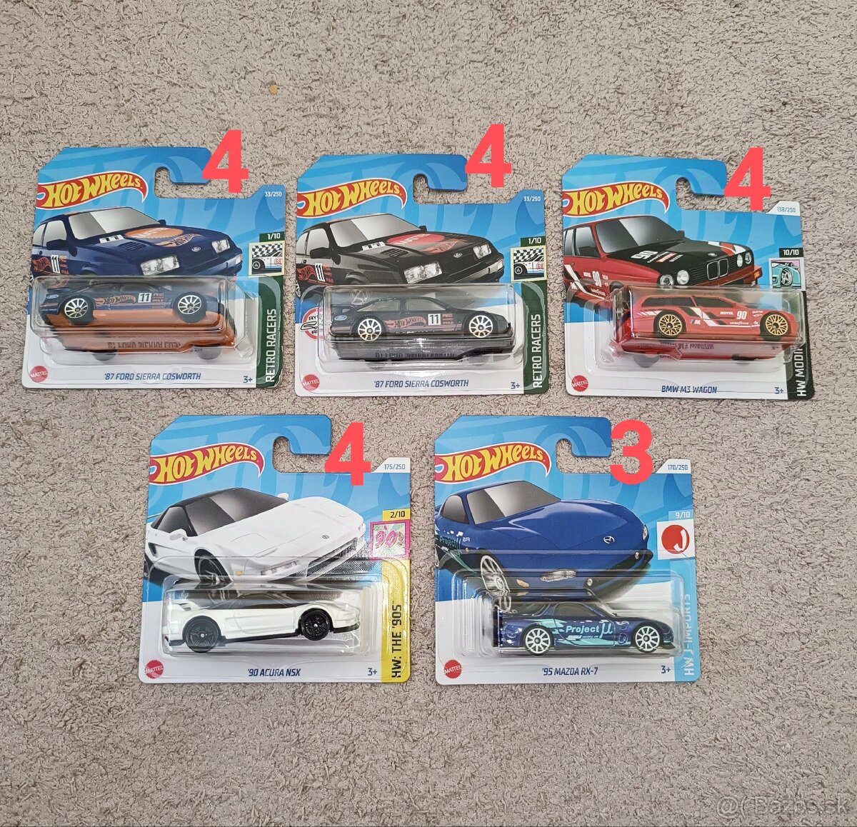 Autíčka Hotwheels matchbox mix nové