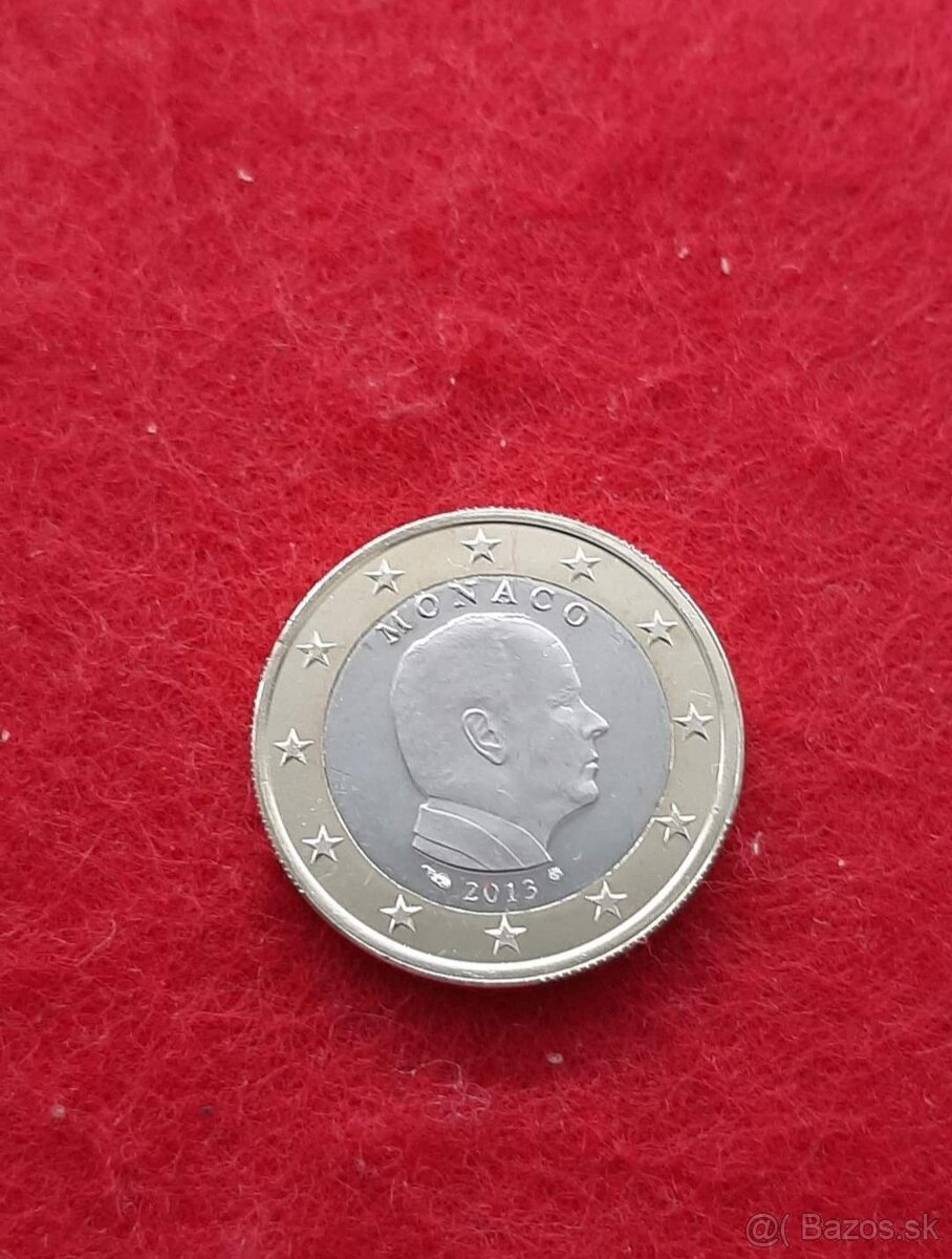 Predám 1€ mincu Monaco 2013