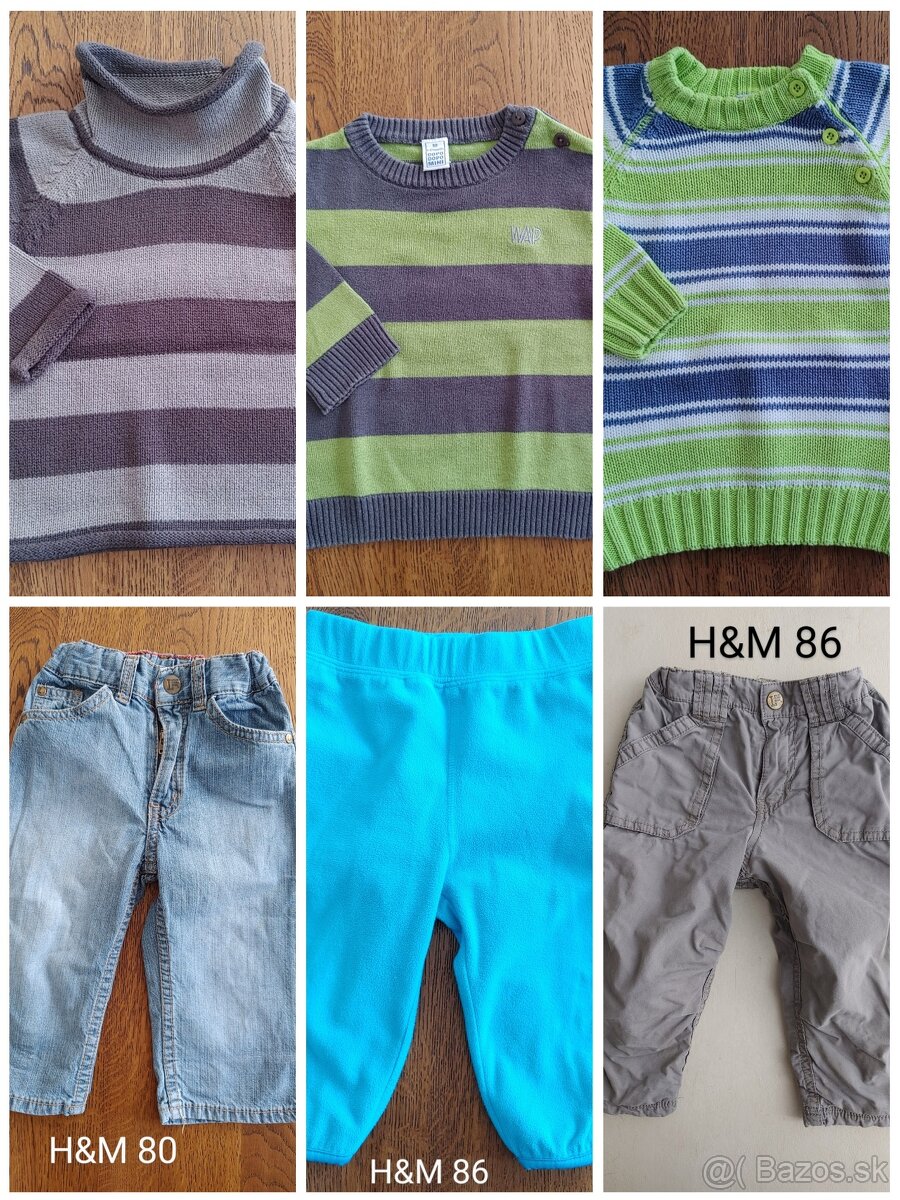 H&M balik oblecenia vel.80/86