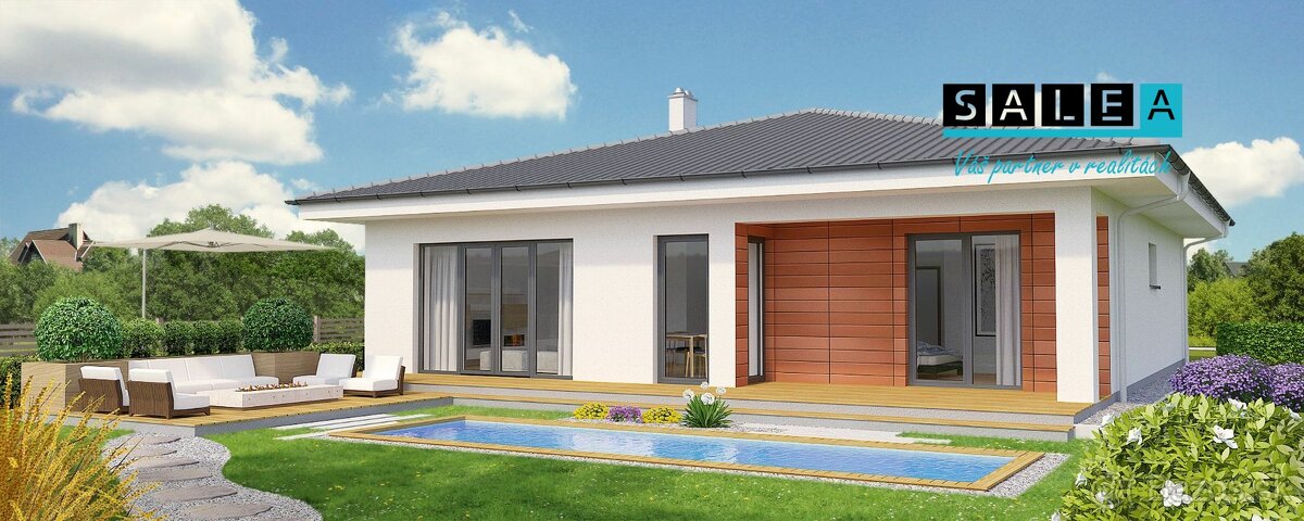 Novostavba 4 izbový bungalov, 600m2, Vinosady okres Pezinok