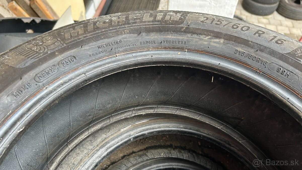 Pneumatiky MICHELIN, 215/60 R16 99H