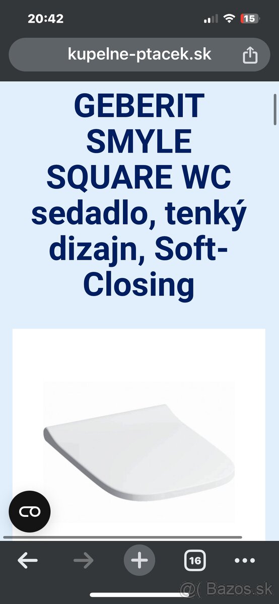 WC sedátko