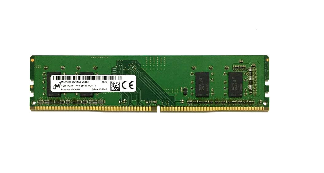 Micron DDR4 RAM - 4GB  - 2666MHz