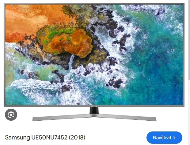 Predám na náhradné diely Samsung TV (model 2017) UE50NU7452U