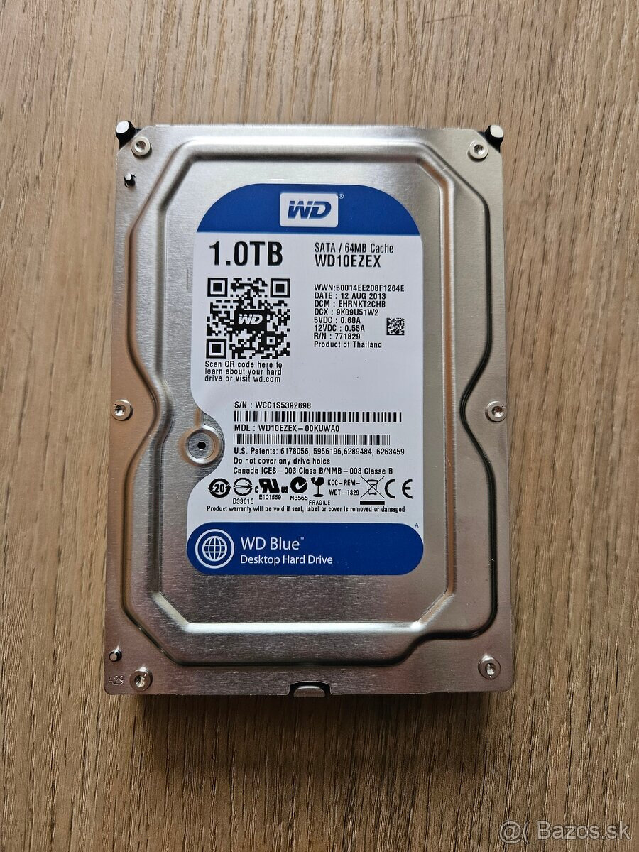 HDD 3,5" 1TB SATA WD Blue