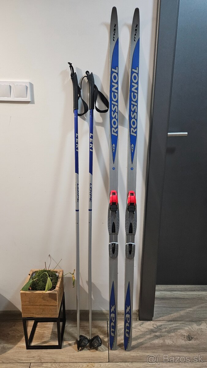 Bežky Rossignol Max 160 Classic + NNN viazanie + Leki palice