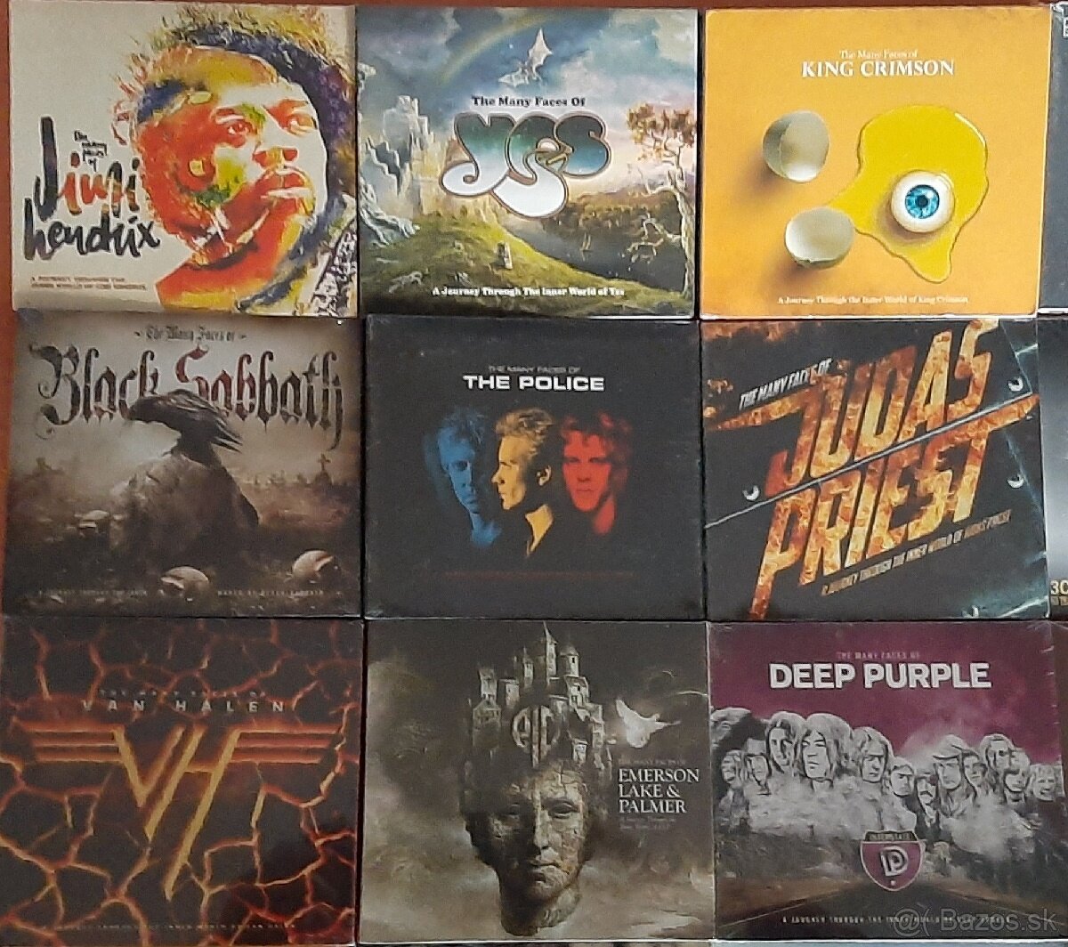 CD: Prog, Hard, Rock, 3CD boxy,kazety...