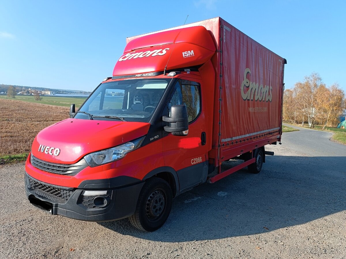 Iveco Daily 35S15 3,0d Valník,plachta,čelo 2019 8EU pal