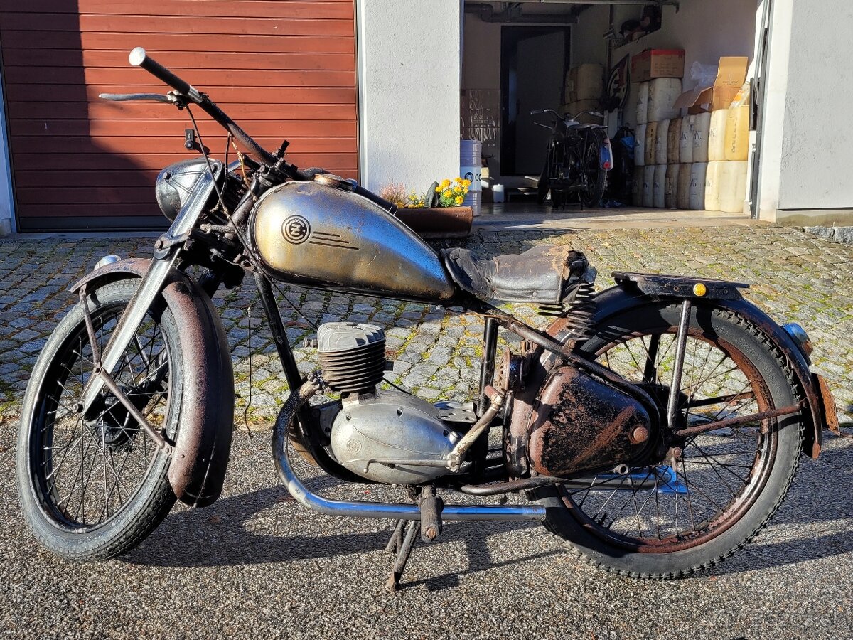 ČZ 125 B 1947