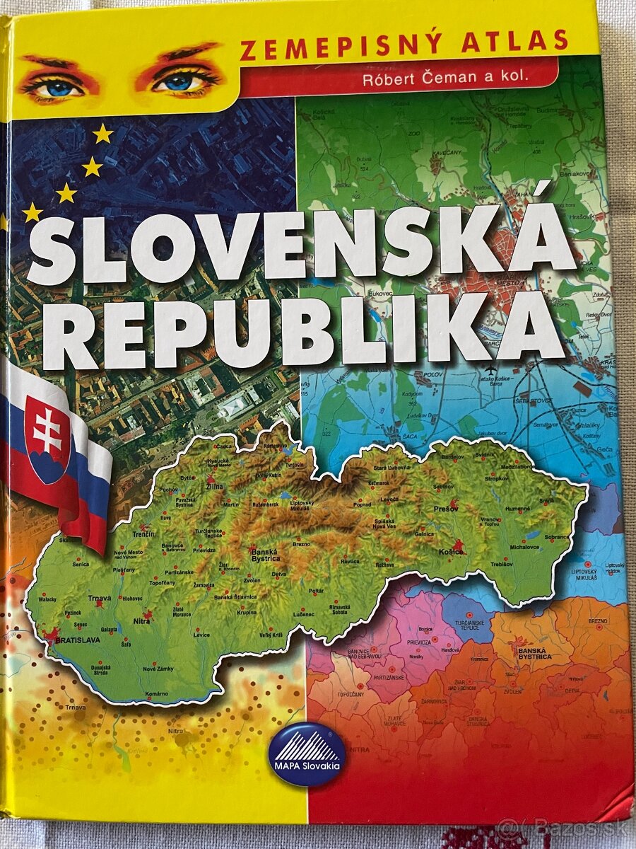 Atlas sveta, Slovenská republika - zemepisný atlas