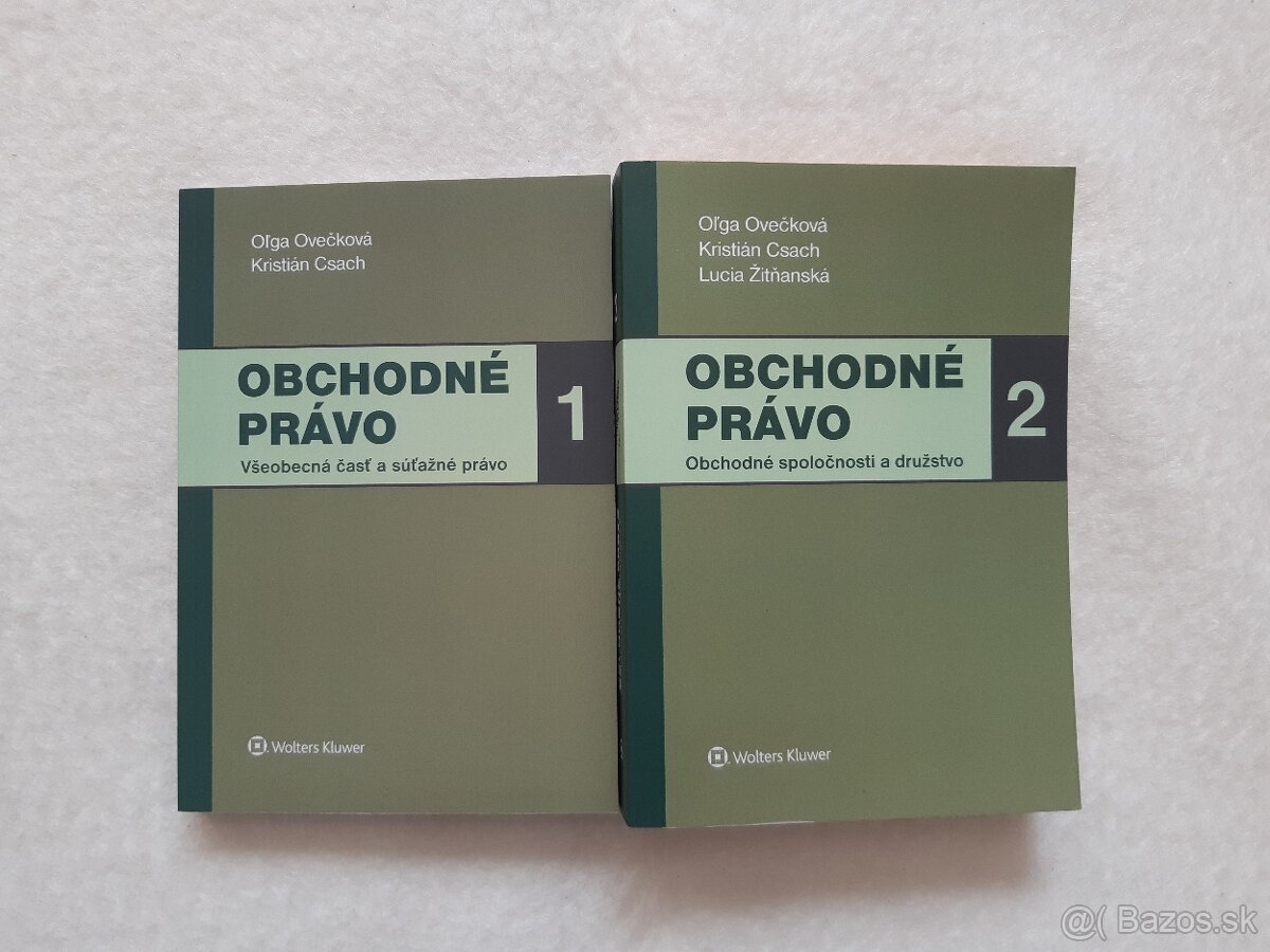 Oľga Ovečková a kol. - Obchodné právo 1-2 (KOLEKCIA)