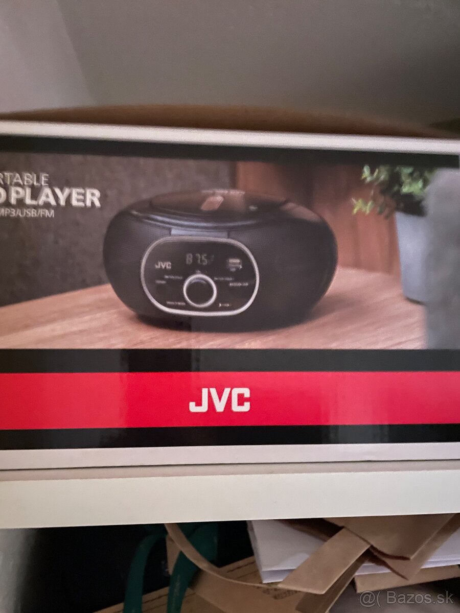 JVC RD-E221B ČIERNY rádioprijímač