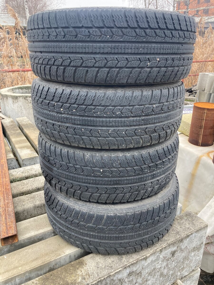 5x110 195/55 R15 disky na zimných gumách