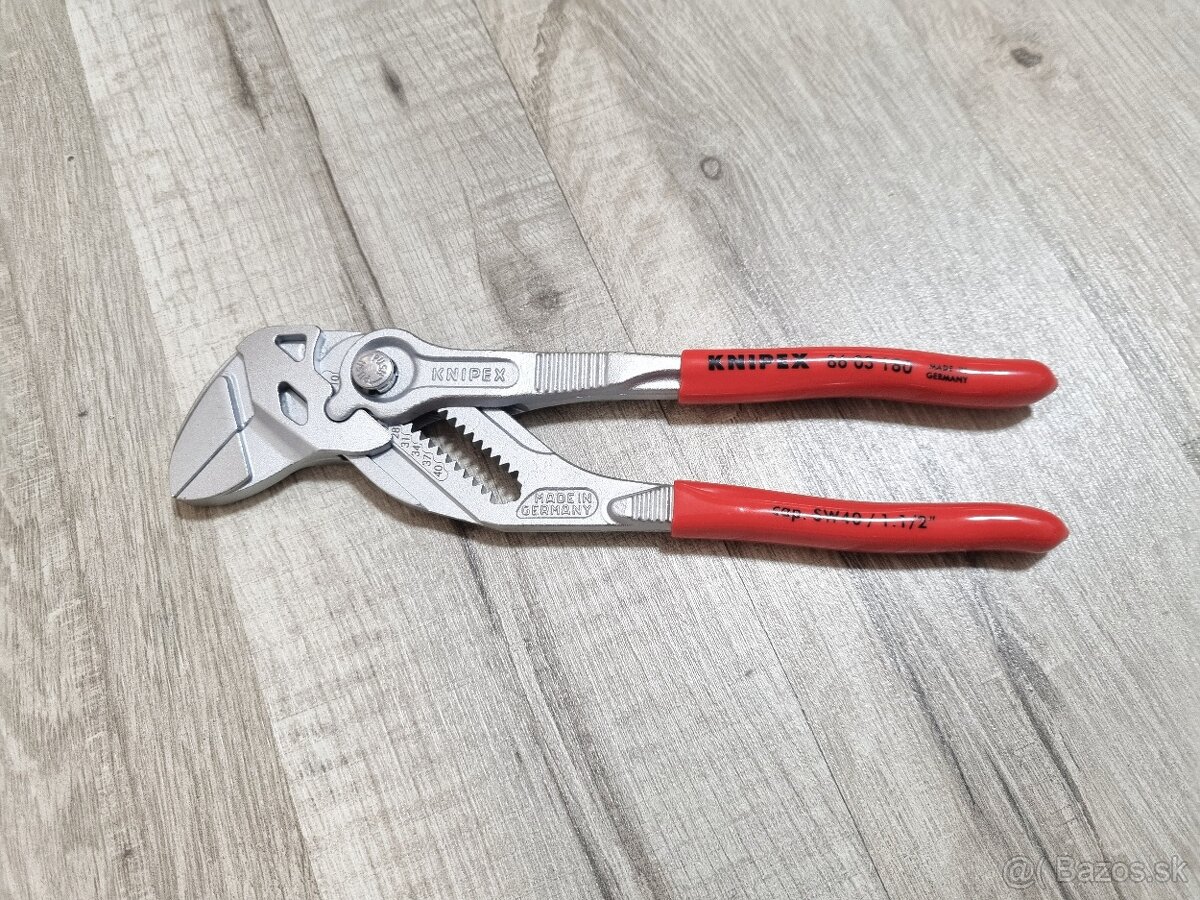 Prestavitelne klieste knipex hladke 180