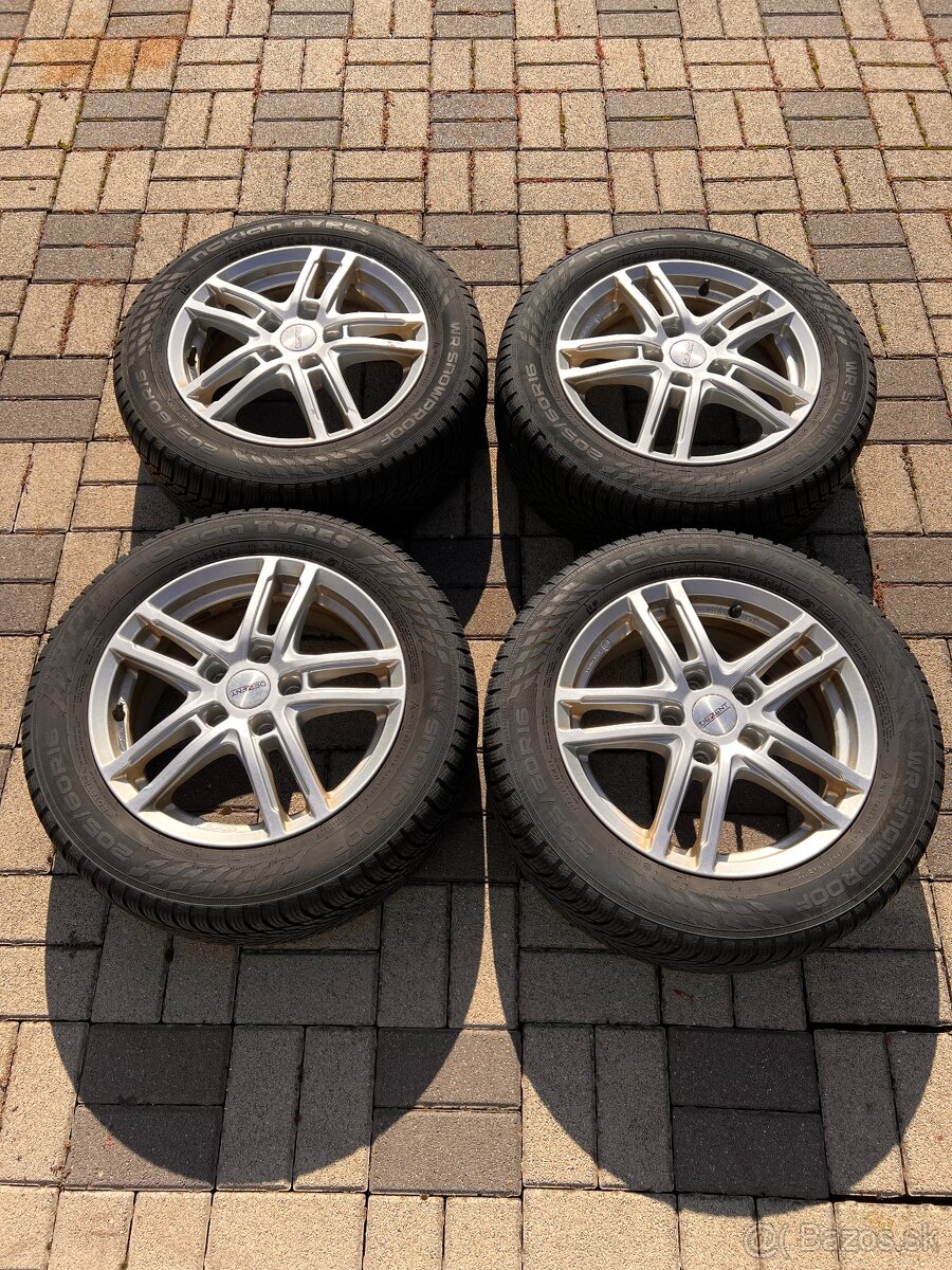 Zimné pneumatiky Nokian 205/60 R16 s diskami