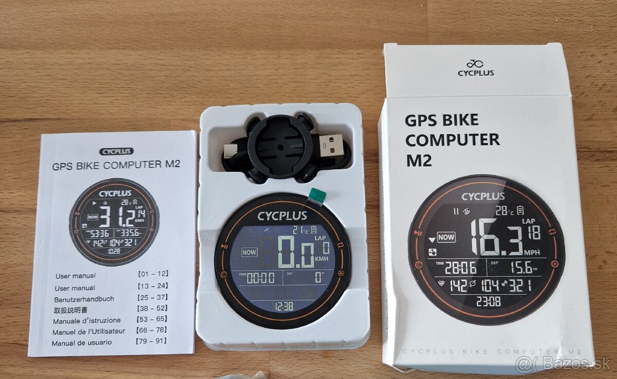 CYCPLUS M2 GPS CYKLOPOCITAC, TACHOMETER