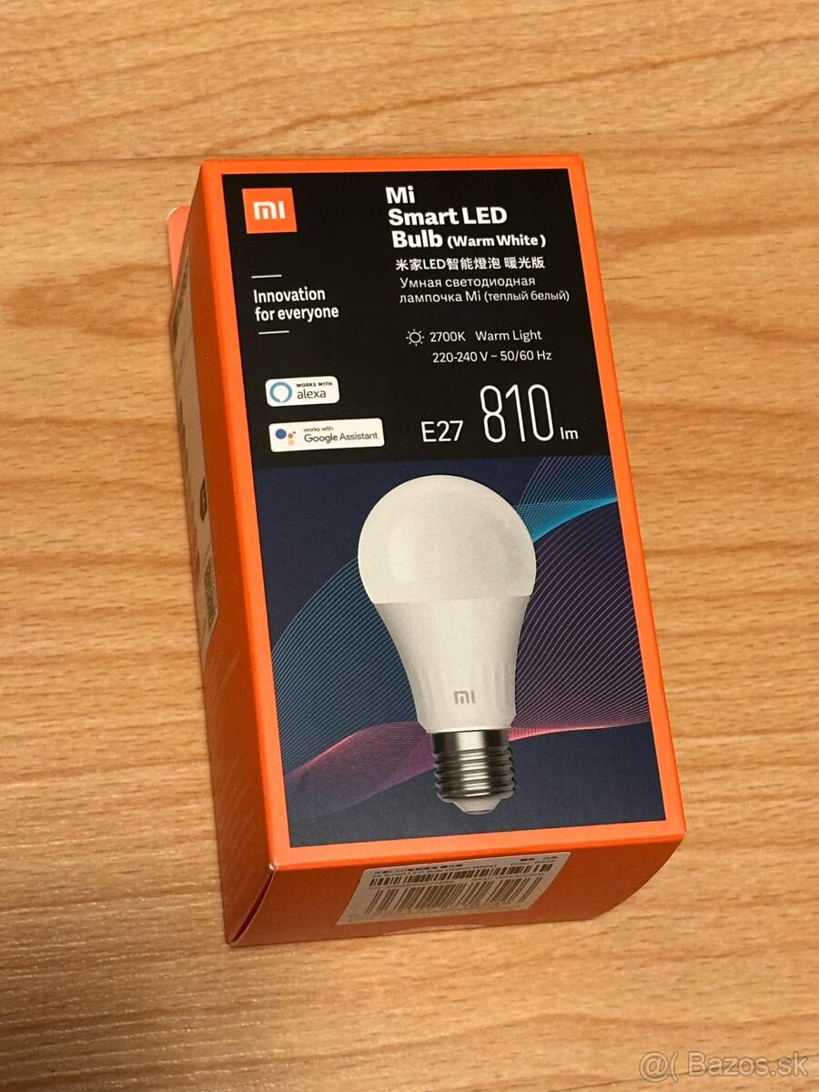 Smart žiarovka xiaomi 8W warm white