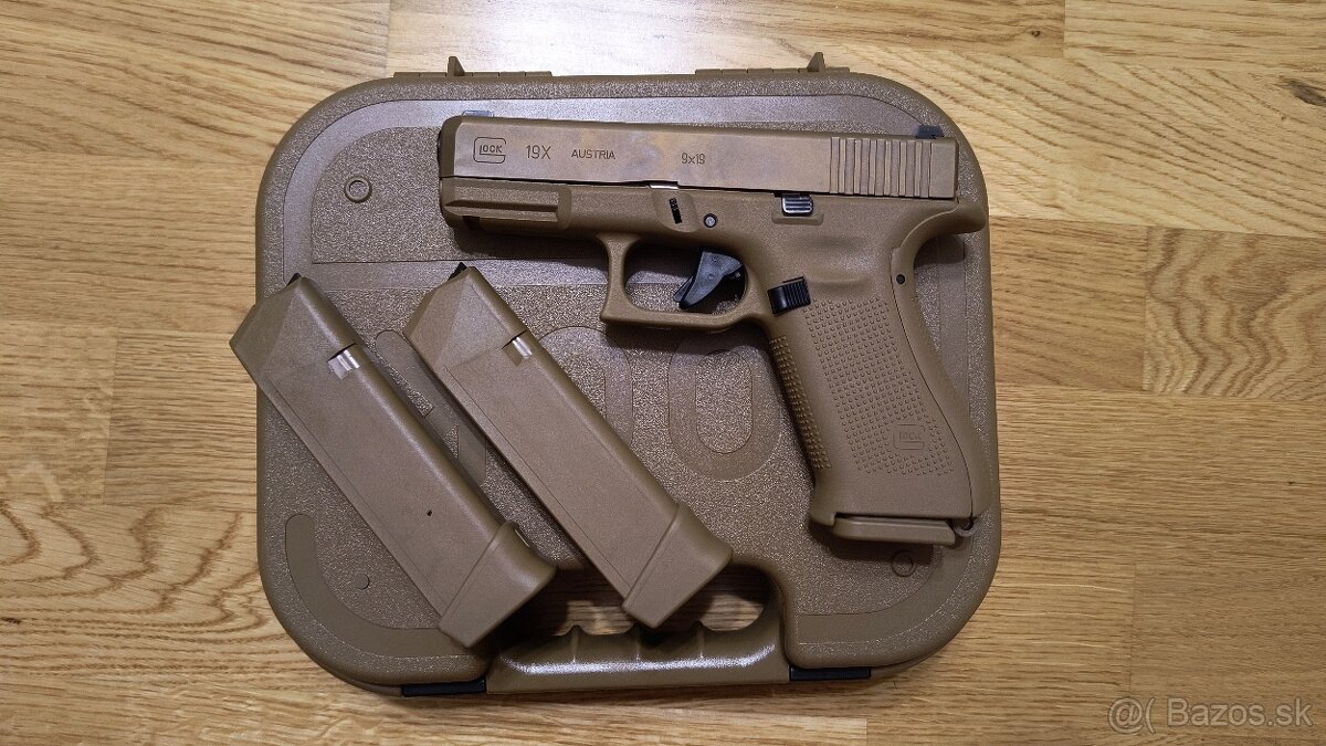 Glock 19X + nova 2kg spust + puzdra