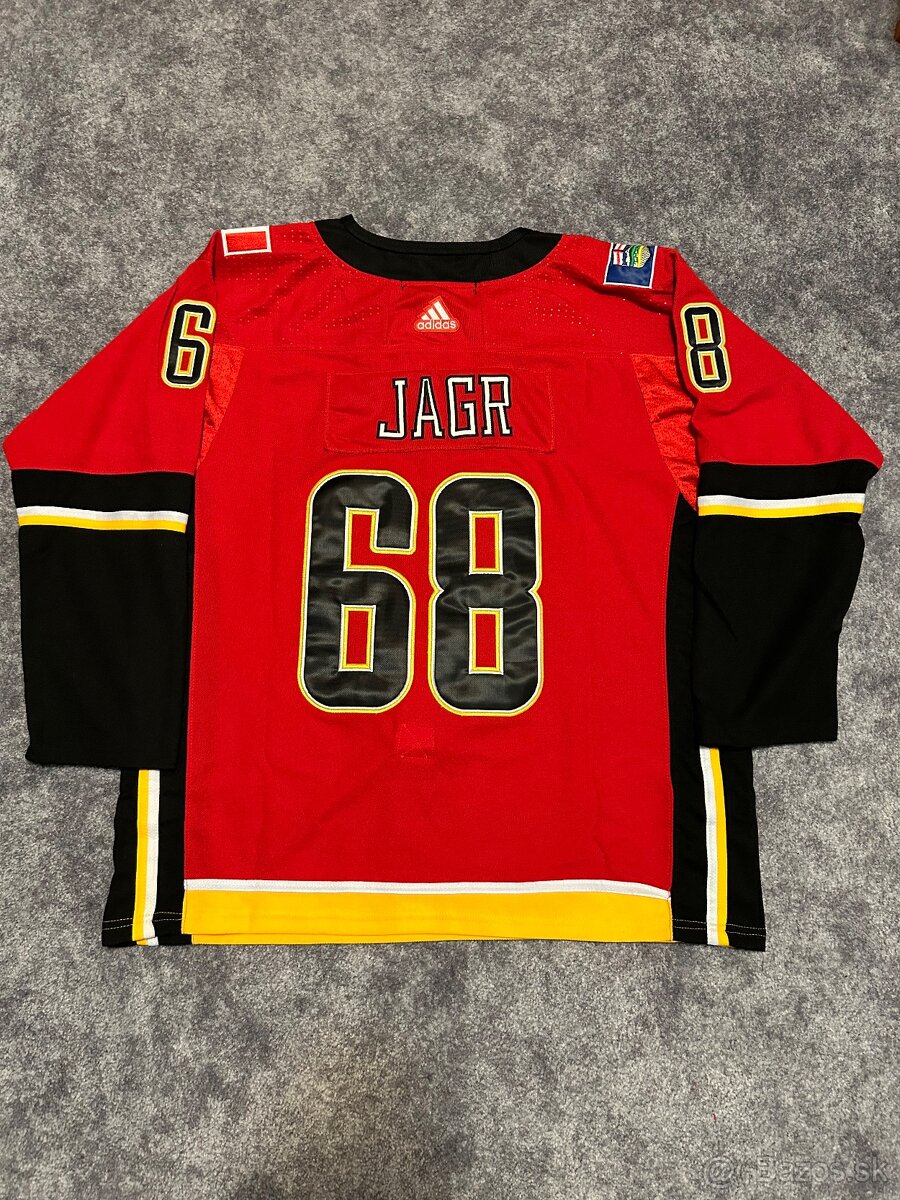 NHL Adidas dres Jaromír Jágr #68 Calgary Flames