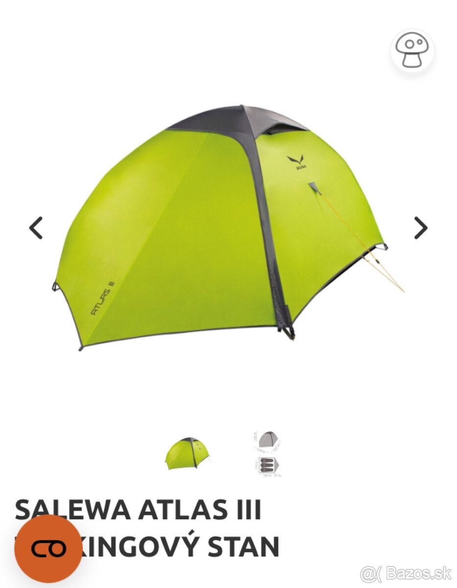 Nový stan SALEWA atlas III