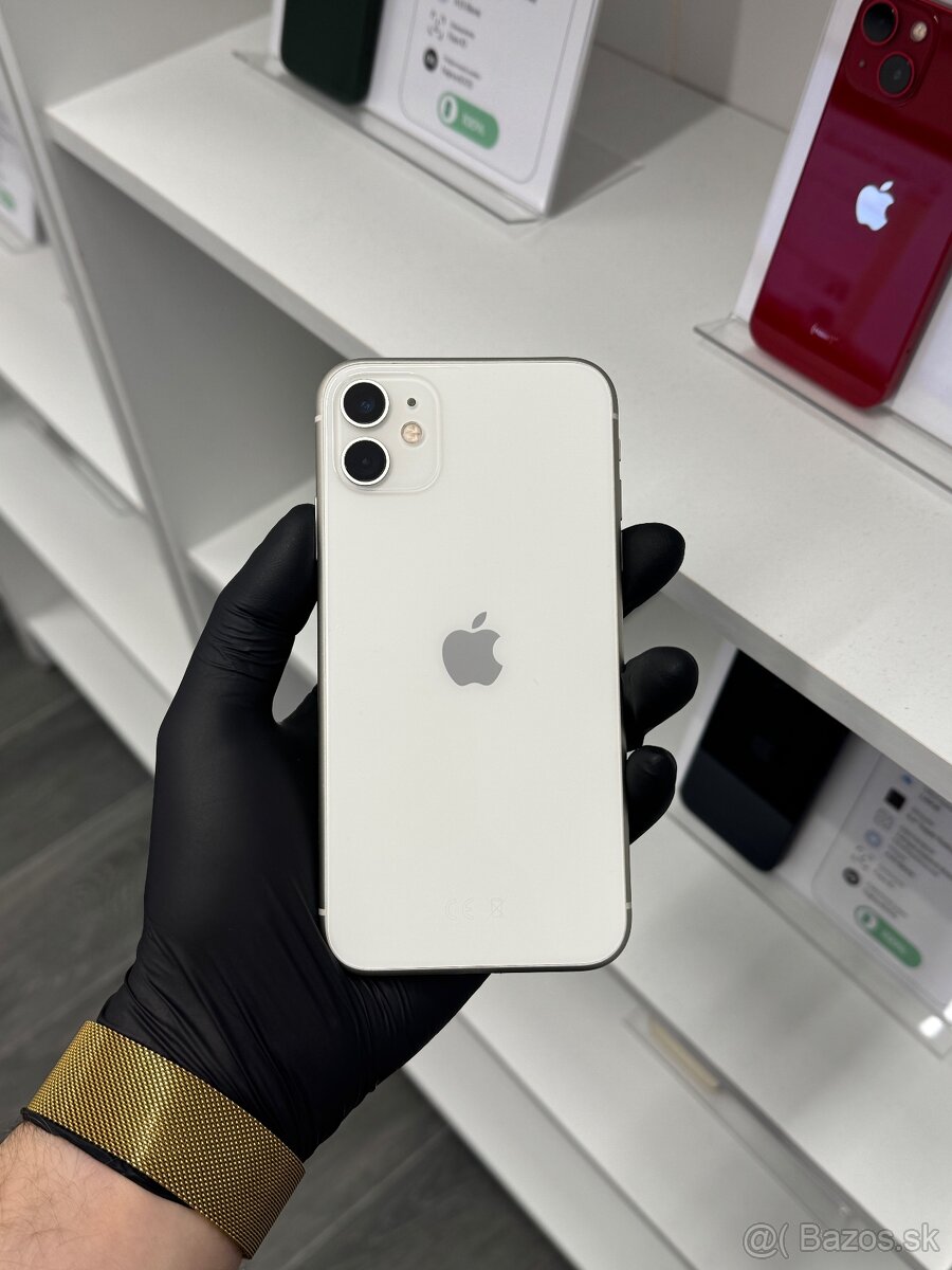 ZÁRUKA 2 ROKY /  Apple iPhone 11 128GB White, 100%