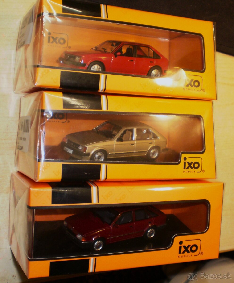 OPEL KADETT a  FORD ESCORT , 1:43 , IXO