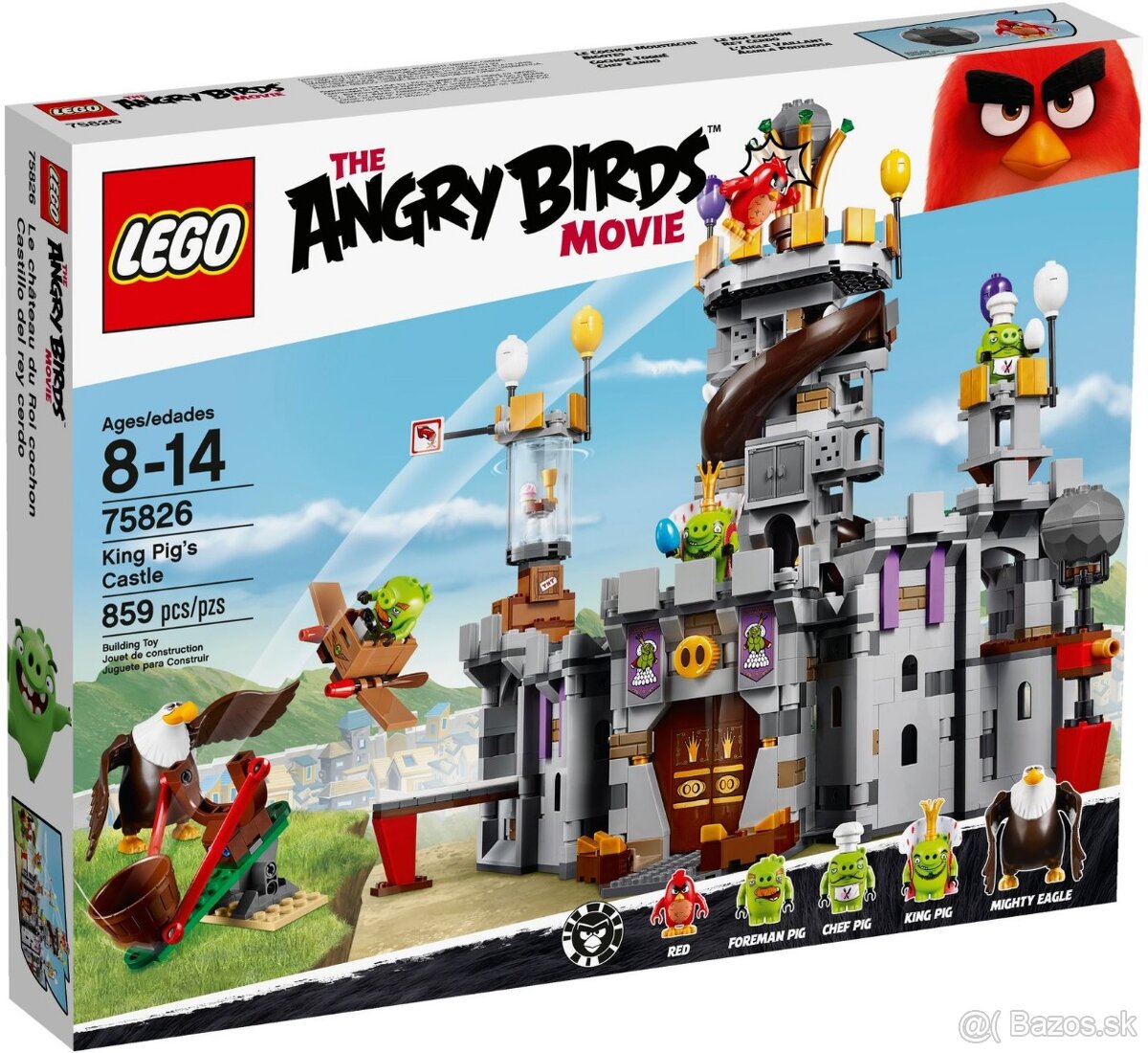 Lego The Angry Birds Movie 75826 King Pig's Castle