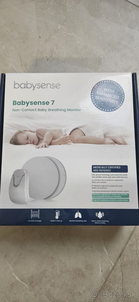 Baby sense 7 monitor dychu