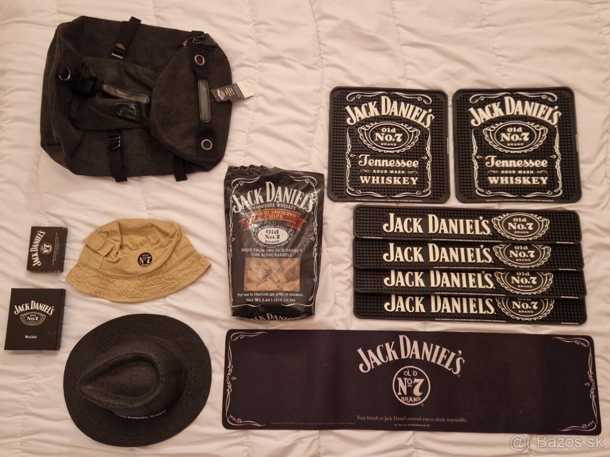 Prodám nové věci a barové podložky Jack Daniel´s