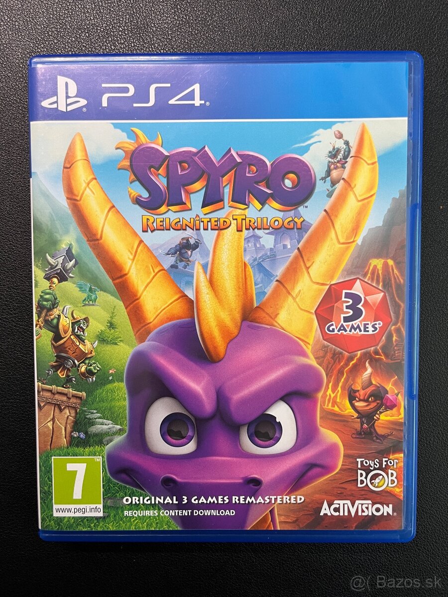 PS4 / PS5  Hra - SPYRO - Reignited Trilogy ( 3v1 )