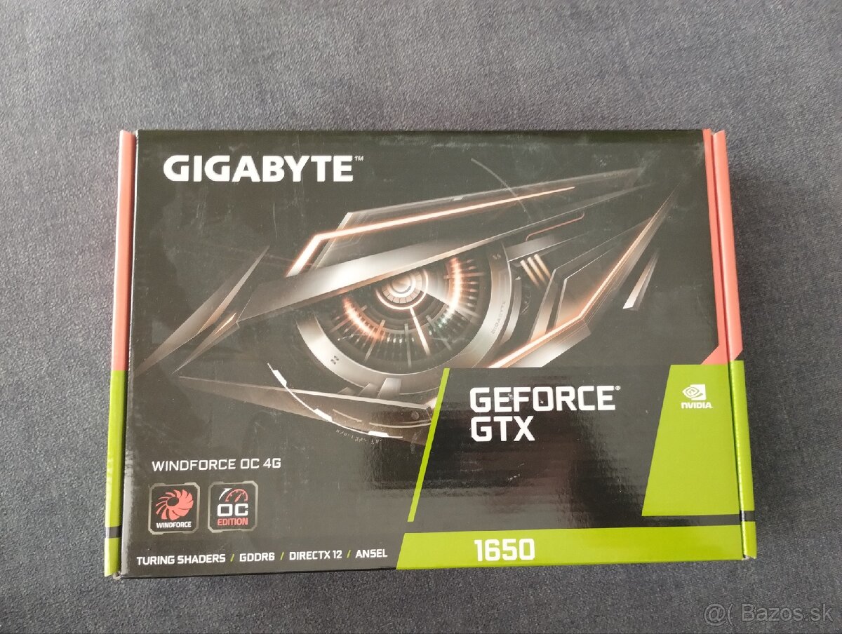 Grafická karta NVIDIA GTX 1650