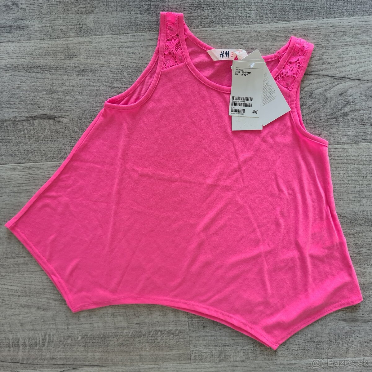 Asymetrické tielko H&M 140 nové