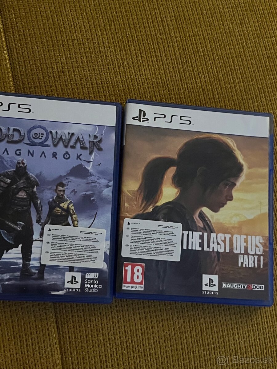 Ps5 hry God of war/last of us cz