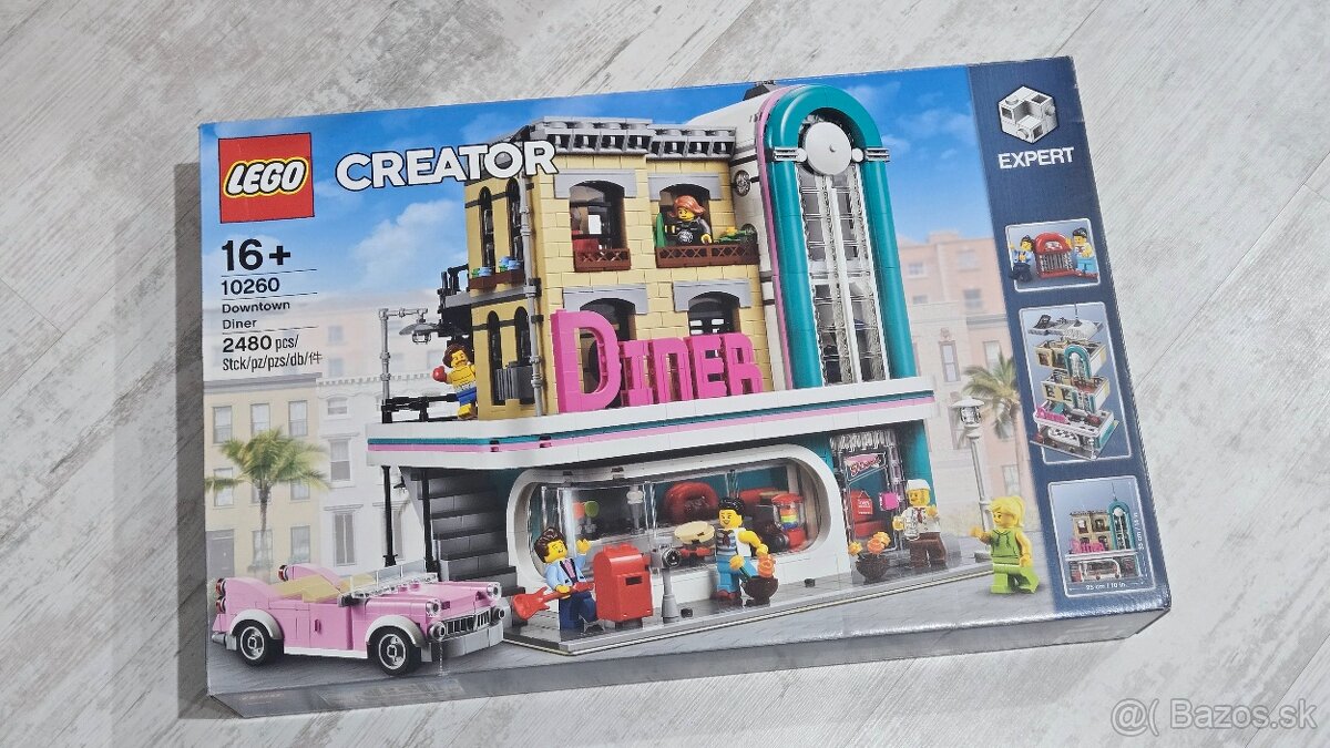 Predám krásne LEGO 10260 Downtown Diner