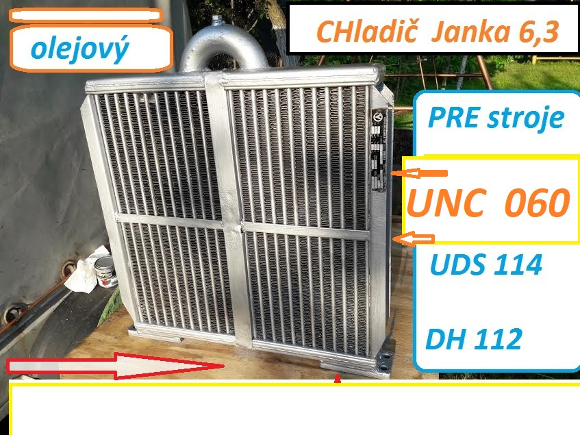 CHladič  hydrauliky UNC -060    JANKA 6,3