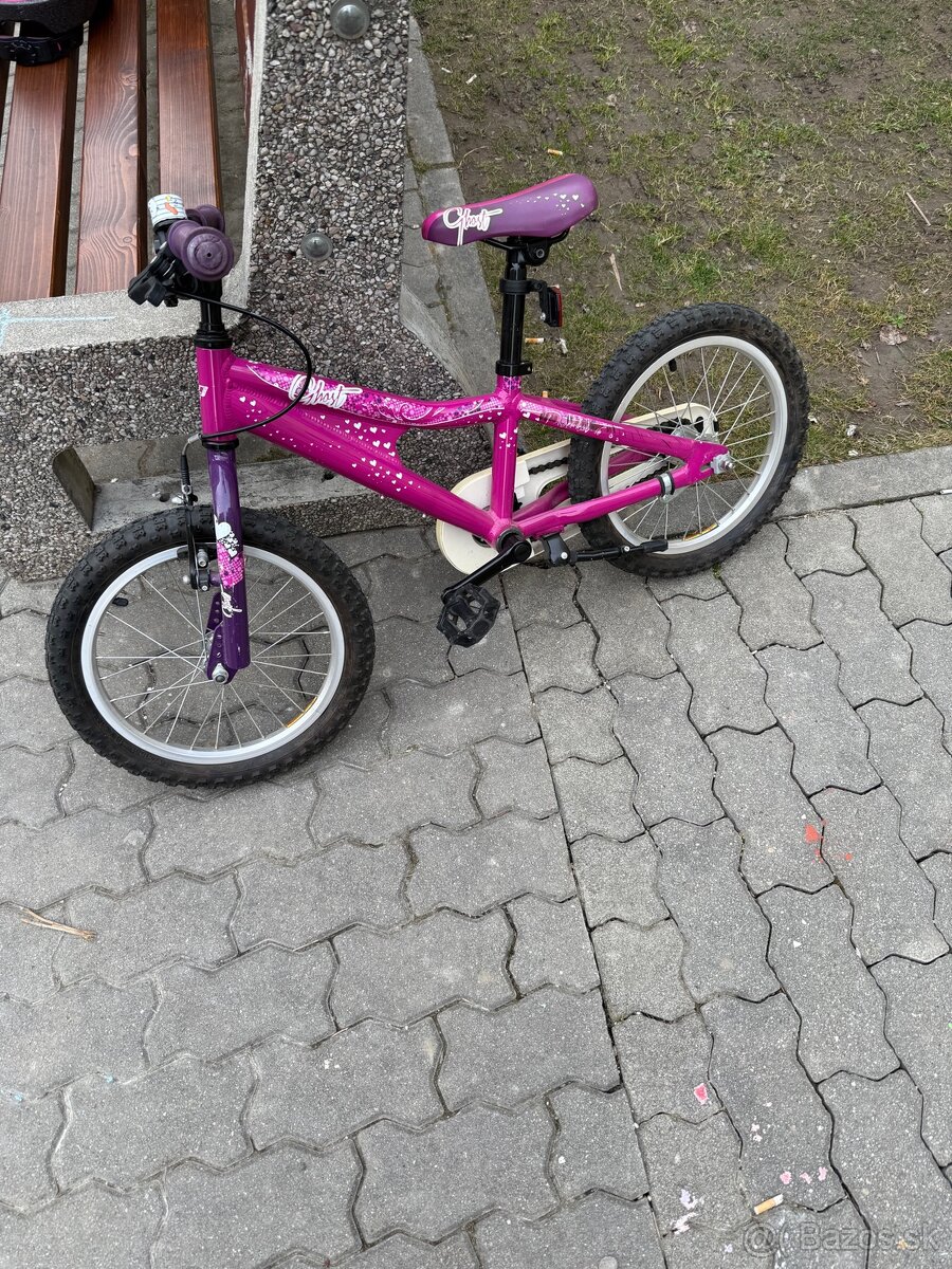 Detský bicykel Ghost powerkid 16.