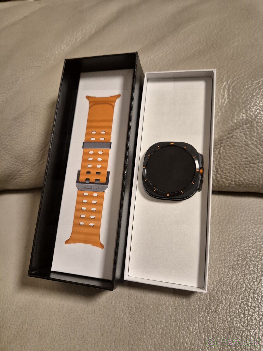 Samsung watch ultra oranžové