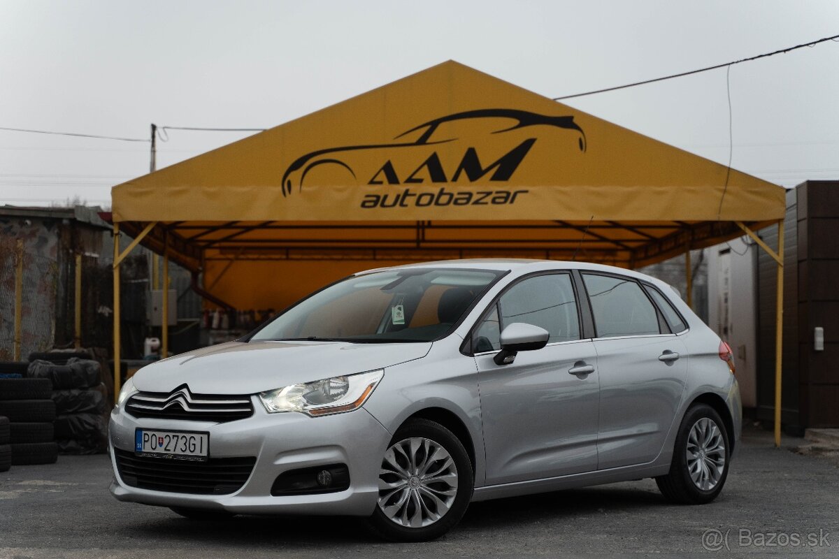 Citroën C4 1.6 HDi Exclusive, LED, po servise, garažované