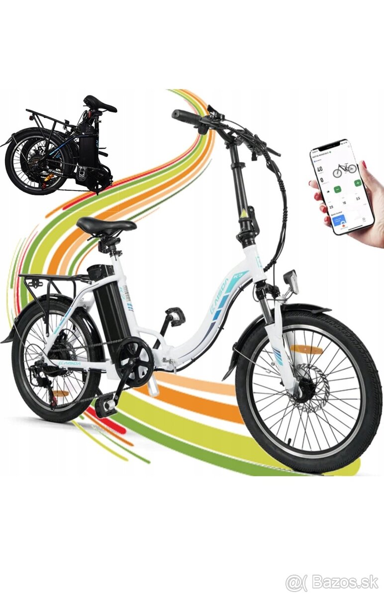 Elektrobicykel skladací  Nový  549€