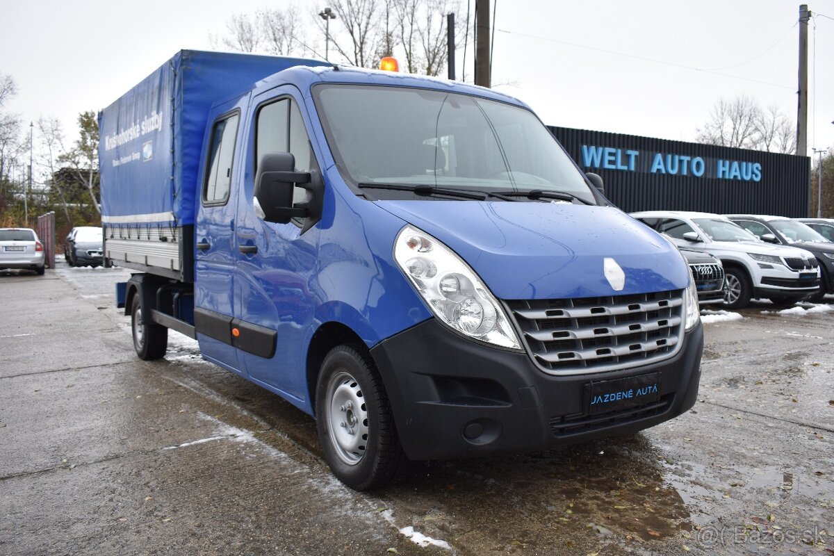 Renault Master Valník 2,3 92KW 7 miestne Vyklapač