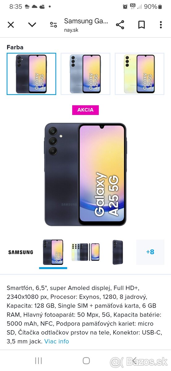 Samsung galaxy a25 5G