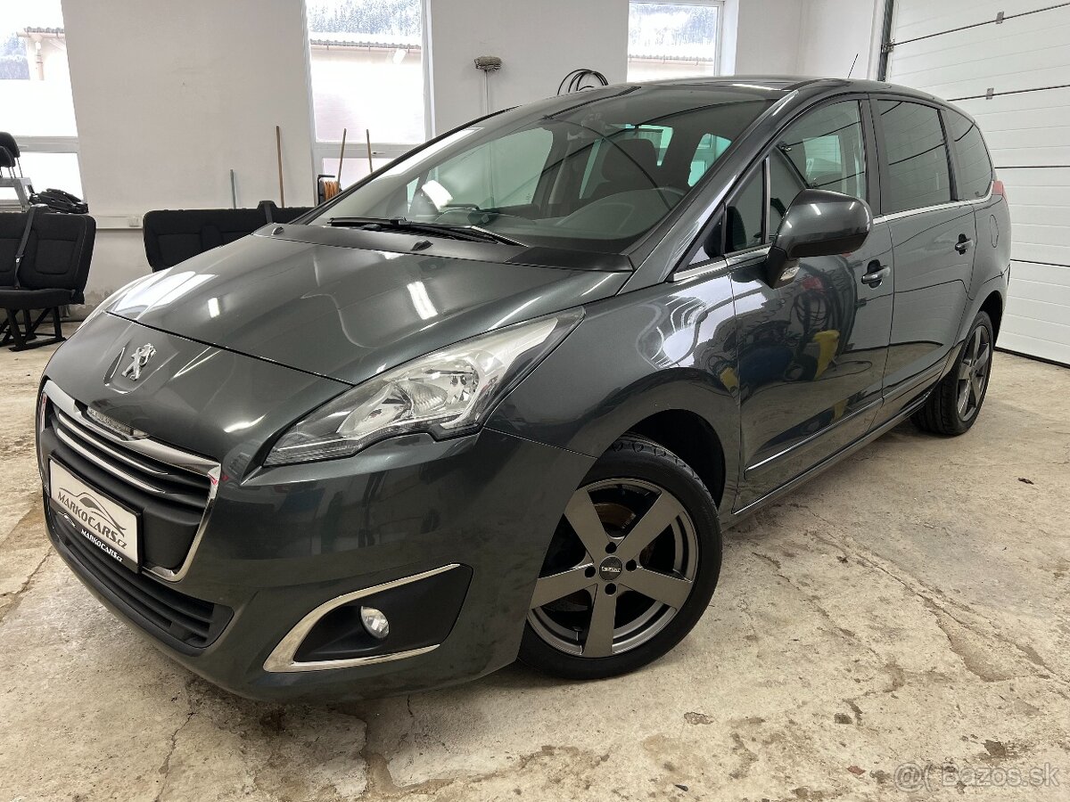 Peugeot 5008 1.6HDi 7MÍST NAVI 2 x LITÁ KOLA  AUTOMAT