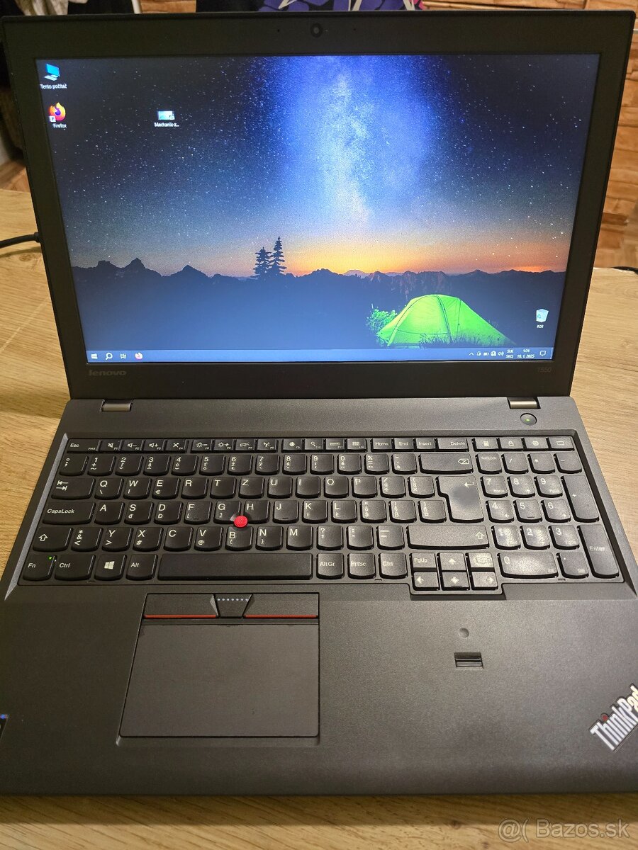 15.6 palcove Lenovo T550 plnefunkcne s 8gb ram 128gb ssd dis